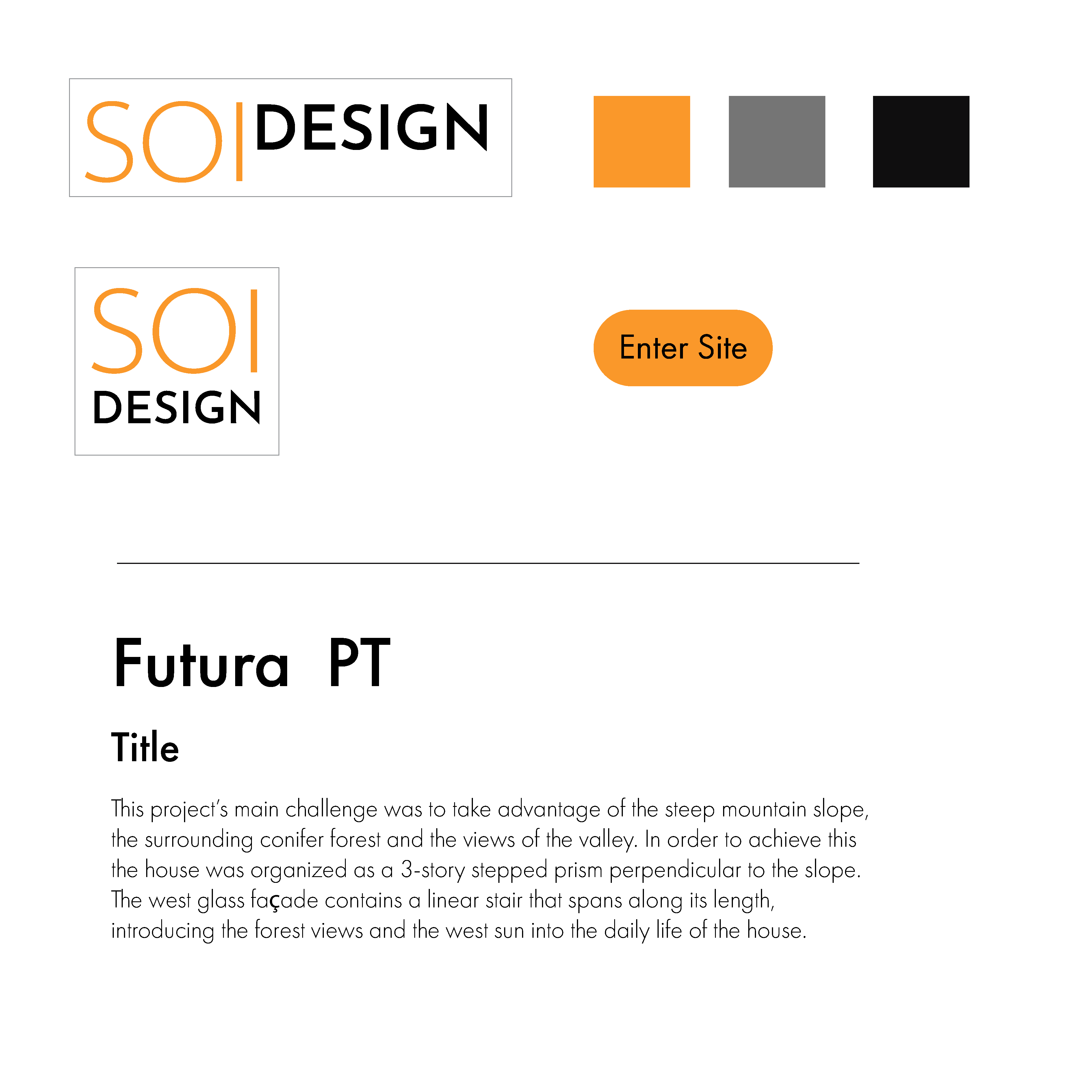 Final Logos, color palette, button styles.