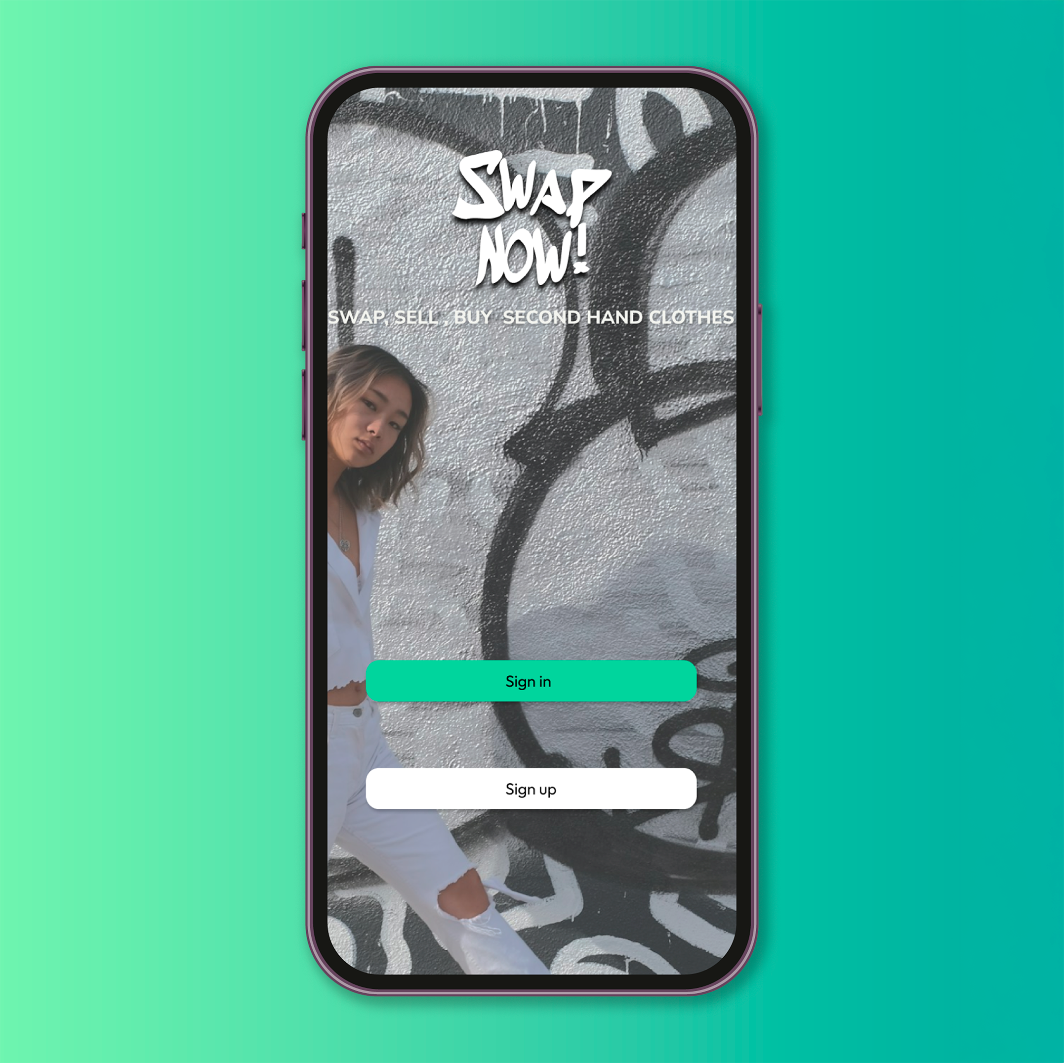 Swap Now app Mockup